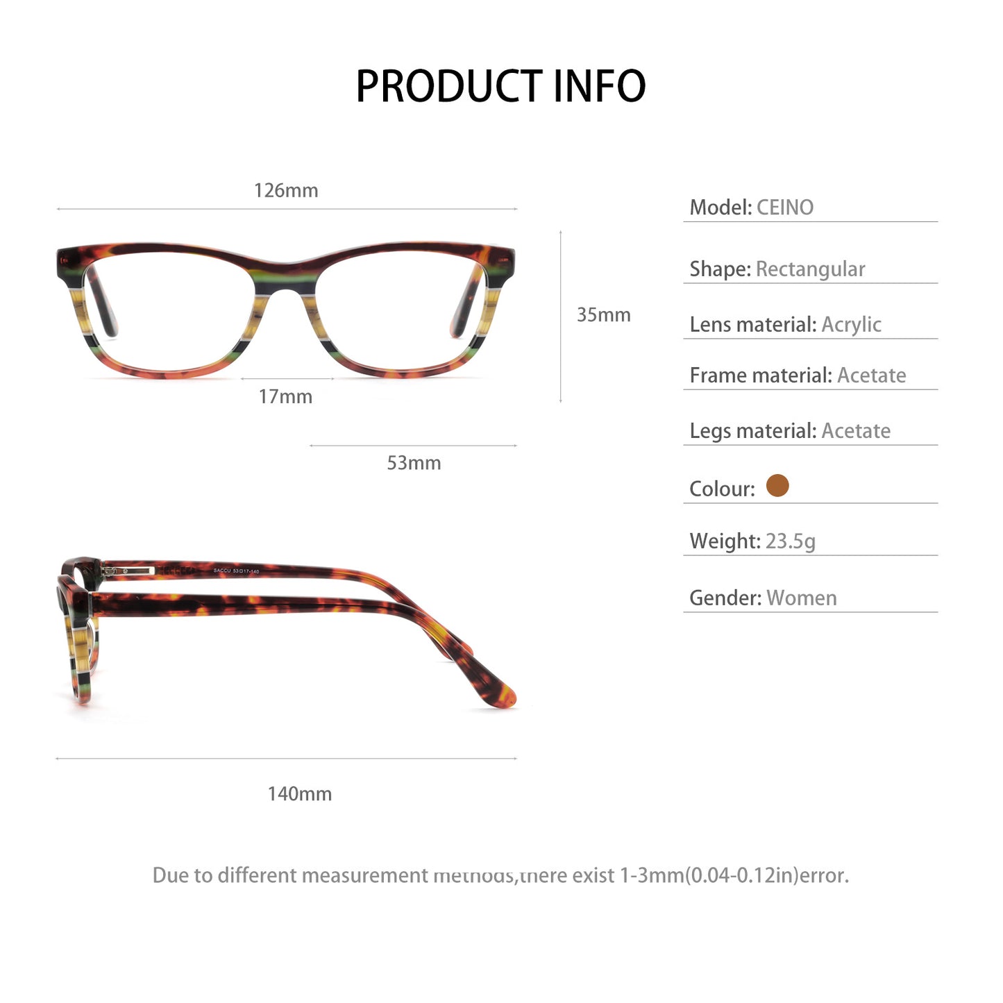 BUNOVIATA italy mazzuchelli acetate optical frames women high quality eyewear