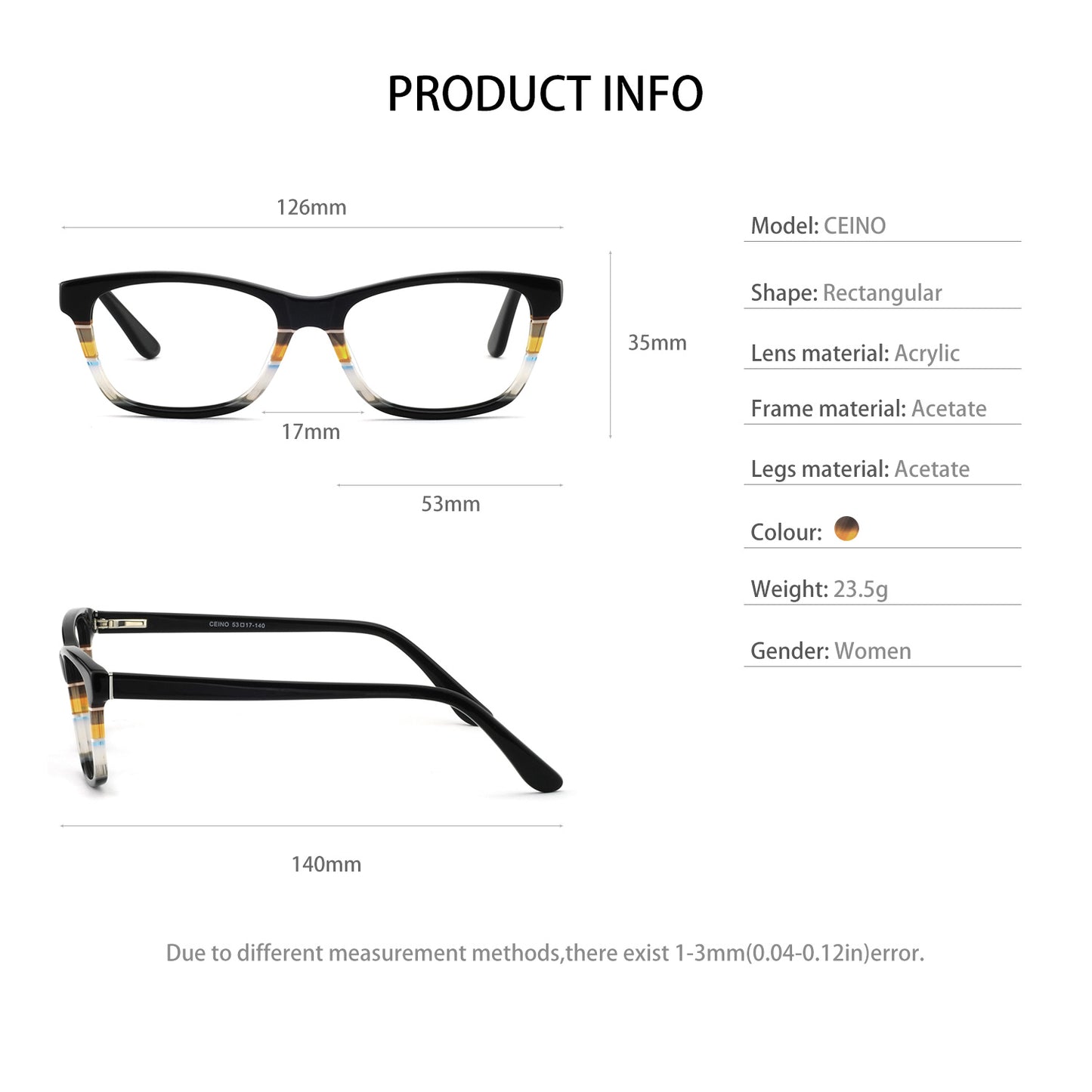 BUNOVIATA italy mazzuchelli acetate optical frames women high quality eyewear