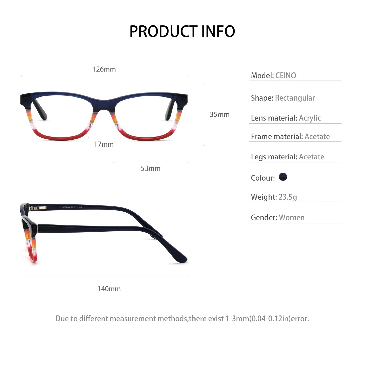 BUNOVIATA italy mazzuchelli acetate optical frames women high quality eyewear