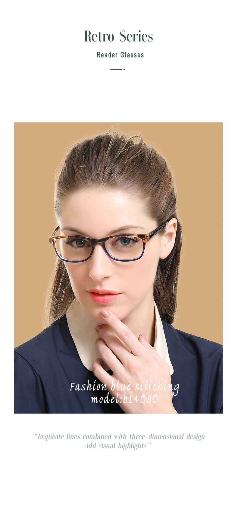 BUNOVIATA Acetate Vintage Glasses frame women Square Luxury Brand Design Myopia Optics Prescription Eyeglasses frame For Lady