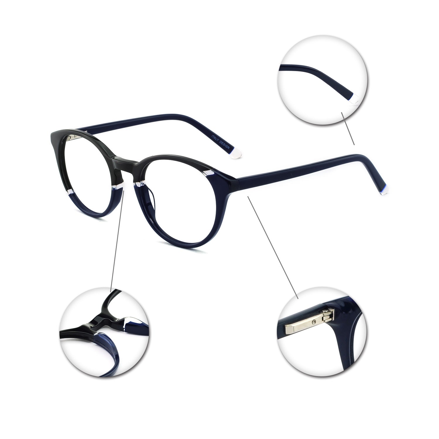 custom clear online designer china optical eye retro prescription fashion  blue light wholesale frame square women glasses