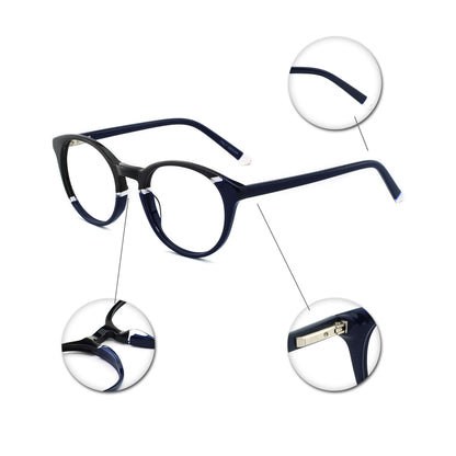 custom clear online designer china optical eye retro prescription fashion blue light wholesale frame square women glasses