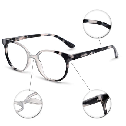 BUNOVIATA Stylish Reading Glasses Fashion Women's Readers1.0 1.25 1.5 1.75 2.0 2.25 2.5 2.75 3.0 3.5 4.0 5.0 6.0