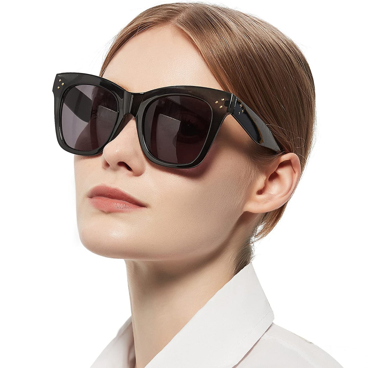 BUNOVIATA Oversized Reader Sunglasses for Women Reading Sunglasses 1.0 1.25 1.5 1.75 2.0 2.25 2.5 2.75 3.0 3.5 3.75 4.0