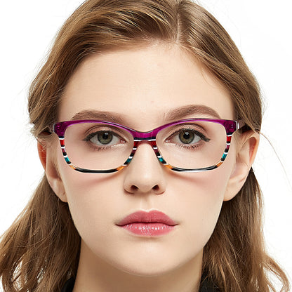 Bunoviata italy design laminated acetate optical frames