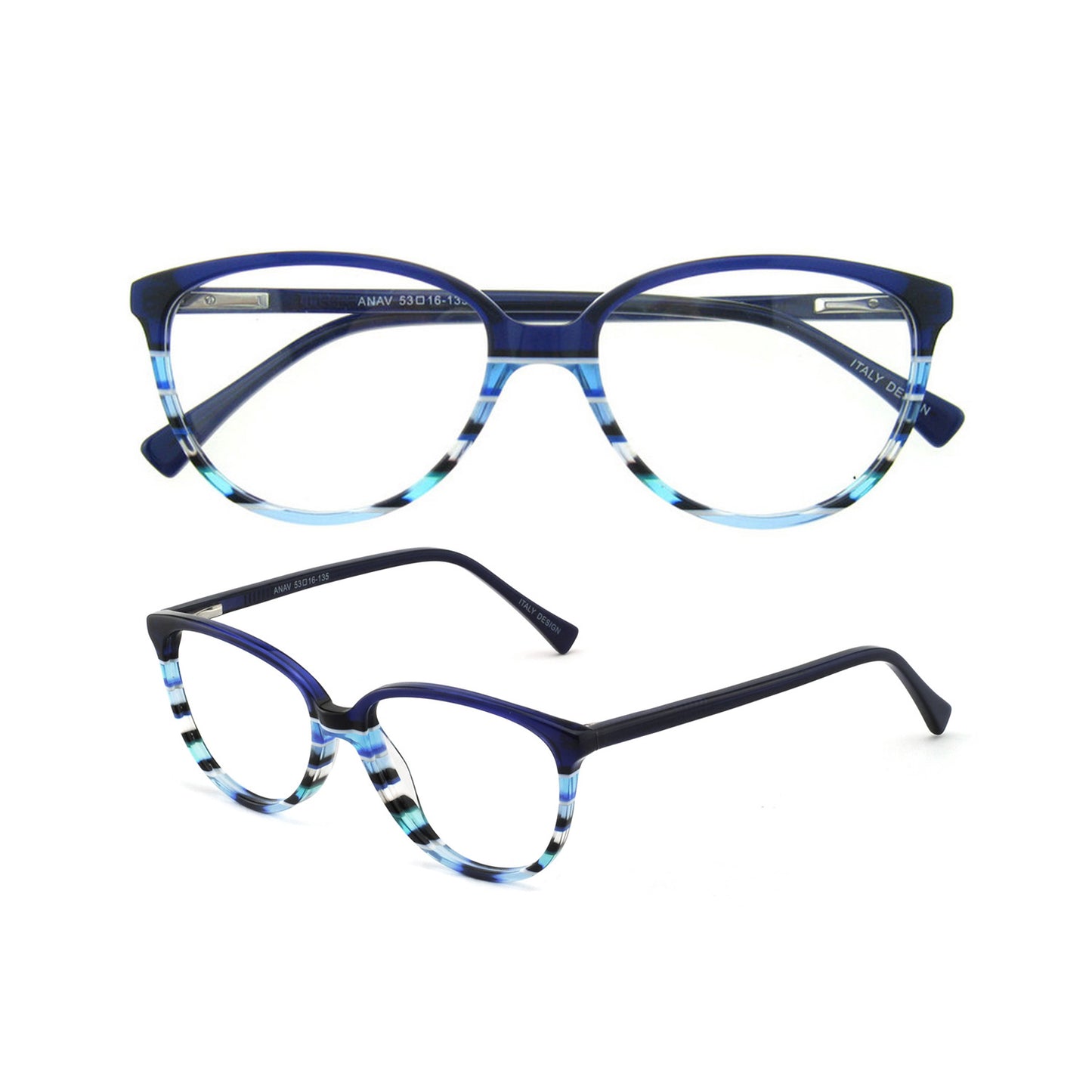 women optical frames acetate laminated designer eyewear