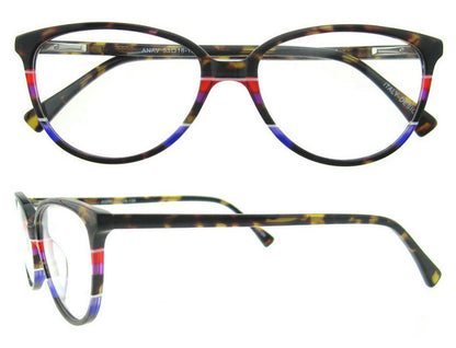 women optical frames acetate laminated designer eyewear