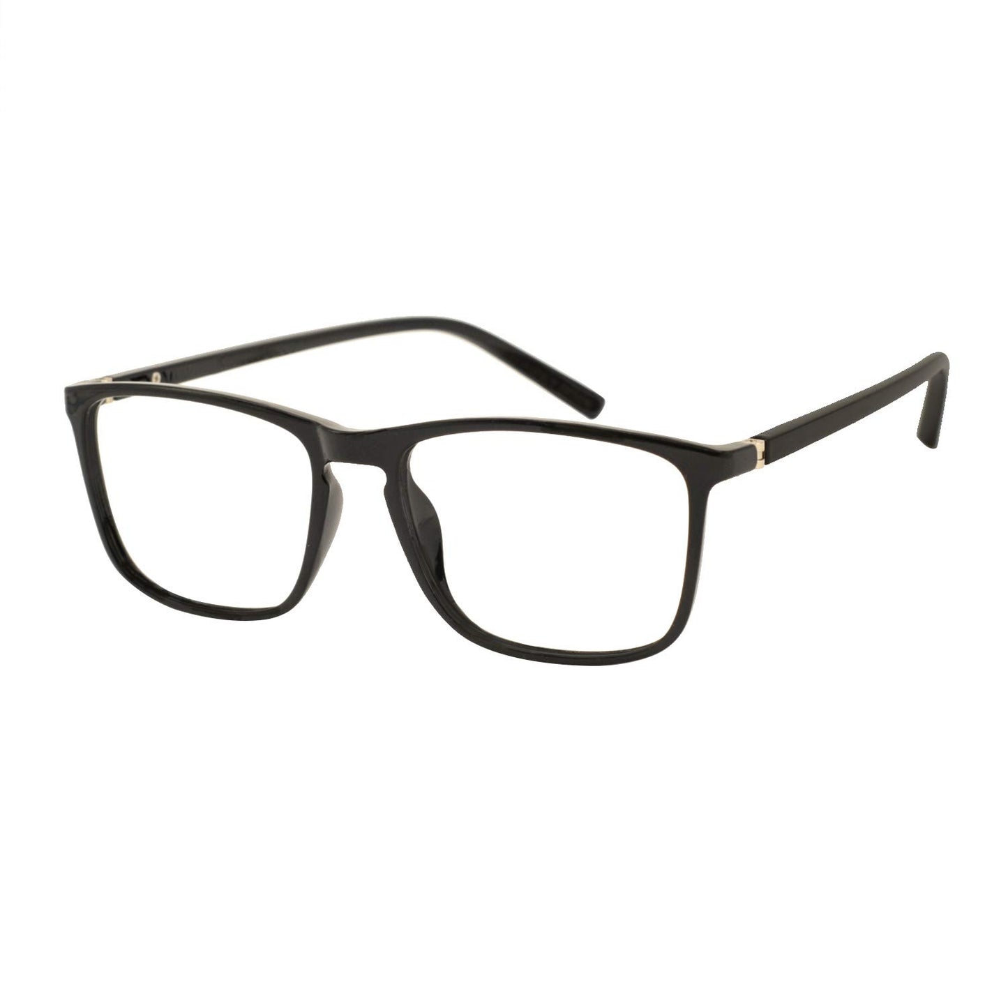 BUNOVIATA Reading Glasses Men's Rectangle Reader Durable Spring Hinge 1.0 1.25 1.5 1.75 2.0 2.25 2.5 2.75 3.0 3.5