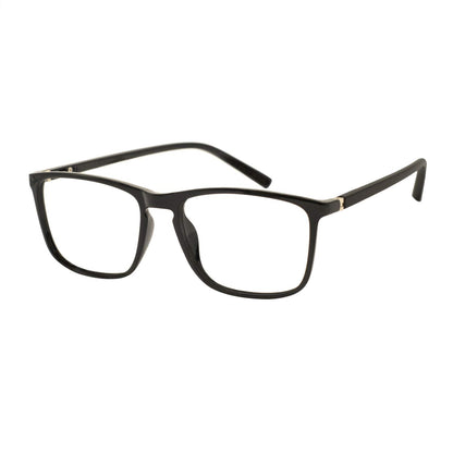 BUNOVIATA Reading Glasses Men's Rectangle Reader Durable Spring Hinge 1.0 1.25 1.5 1.75 2.0 2.25 2.5 2.75 3.0 3.5