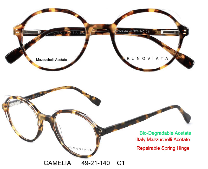 Italy mazuzchelli acetate optical frames for women