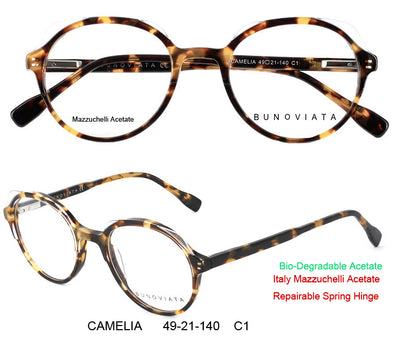 Italy mazuzchelli acetate optical frames for women