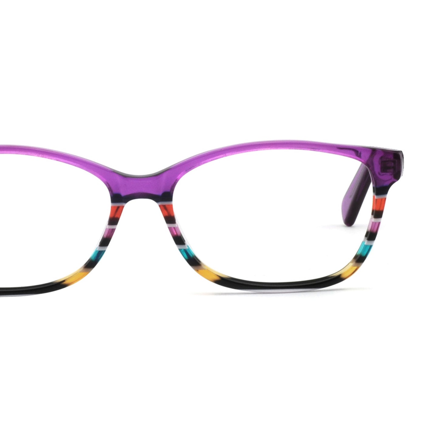 Bunoviata italy design laminated acetate optical frames