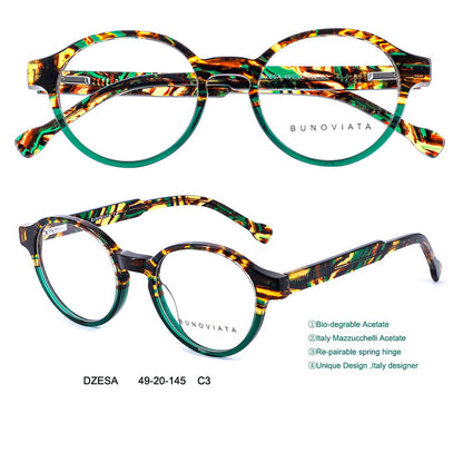 Hanmade Italy mazzuchelli acetate frames DZESA Bunoviata