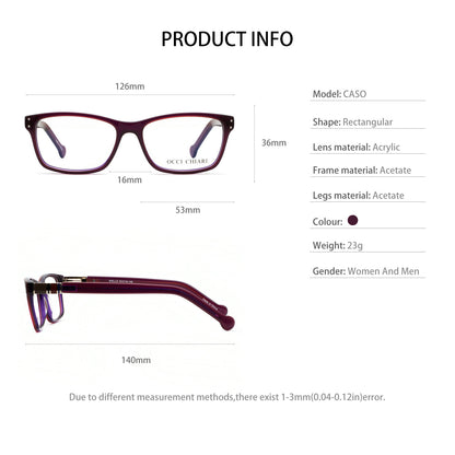 Bunoviata  handmade acetate Women Optical Glasses