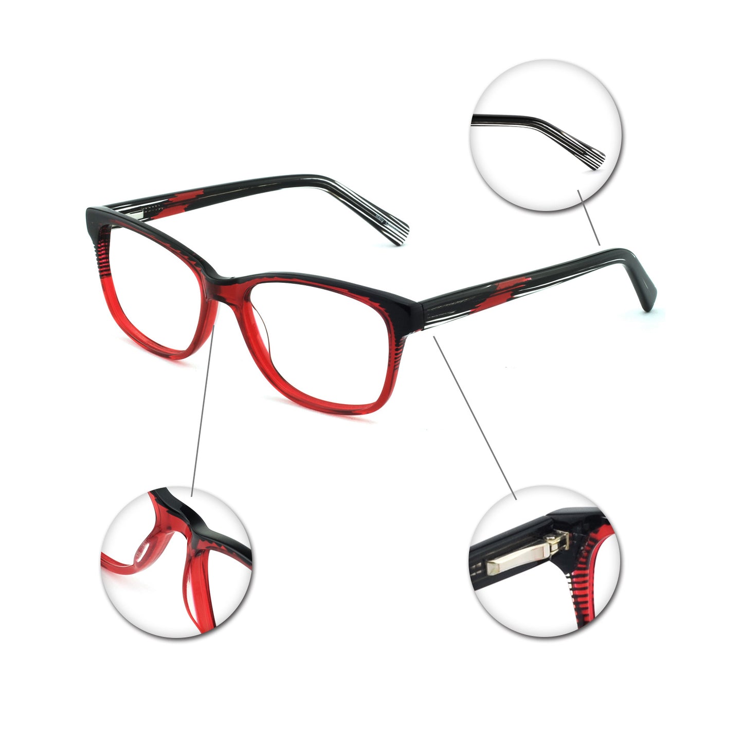 BUNOVITA Italy Mazzuchelli handmade acetate laminated optical frames