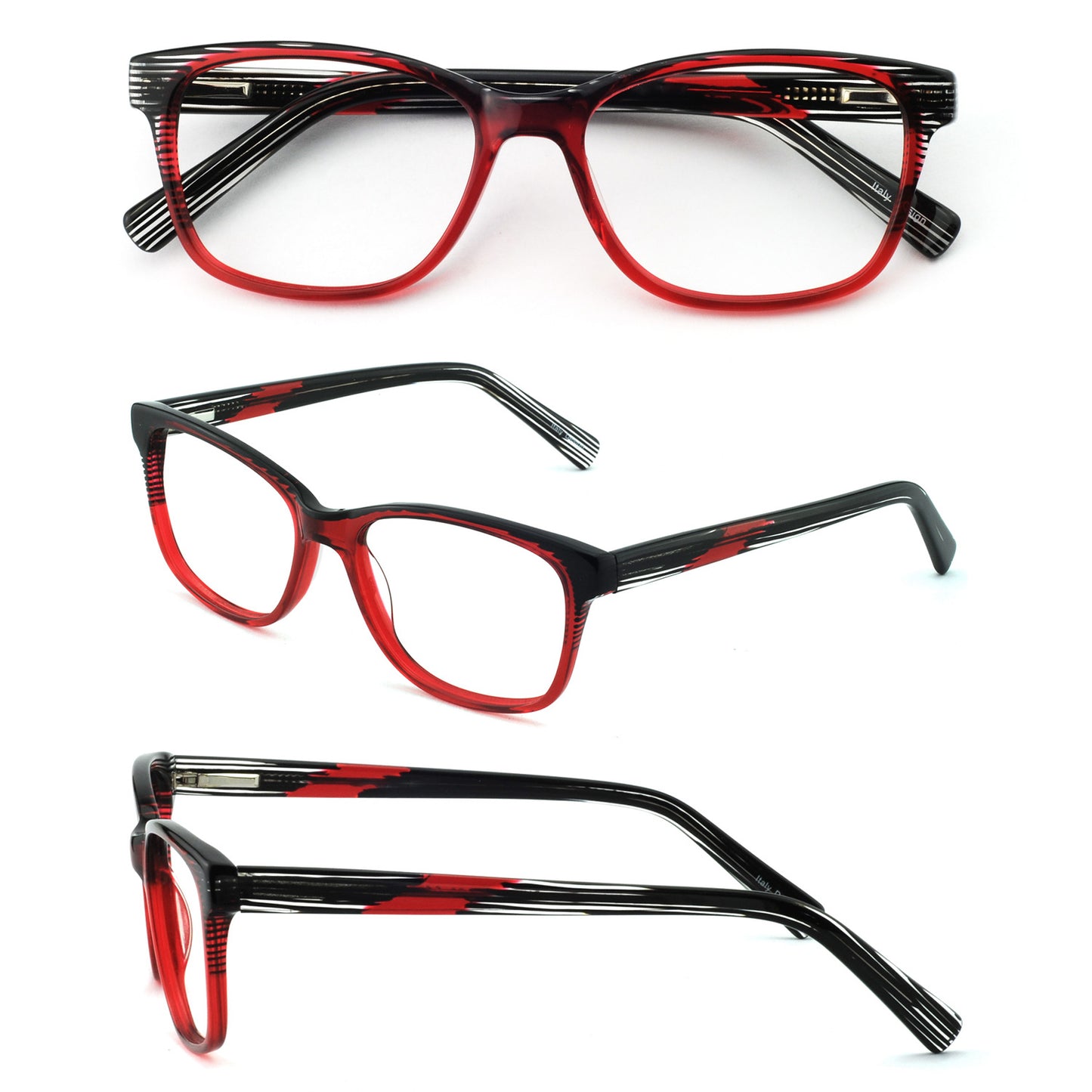 BUNOVITA Italy Mazzuchelli handmade acetate laminated optical frames