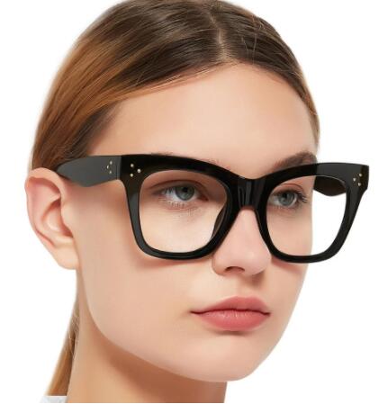 Luxury Men Square Reading Glasses Prebyopia Eyeglasses Fashion Optical  Eyewear
