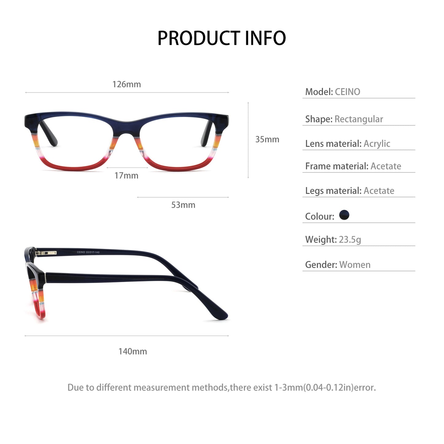 BUNOVIATA italy mazzuchelli acetate  optical frames women high quality eyewear