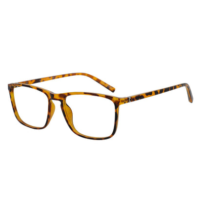 BUNOVIATA Reading Glasses Men's Rectangle Reader Durable Spring Hinge 1.0 1.25 1.5 1.75 2.0 2.25 2.5 2.75 3.0 3.5