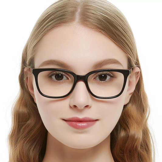 BUNOVIATA New Fashion Frame Novelty High Quality Fancy Acetate Small Women Optical Frame Glasses