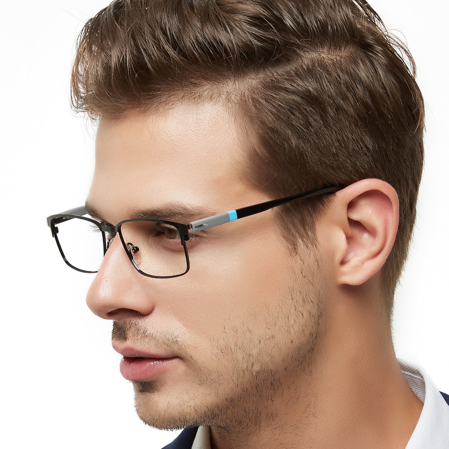 Bunoviata men metal optical frames high quality Deisgner design