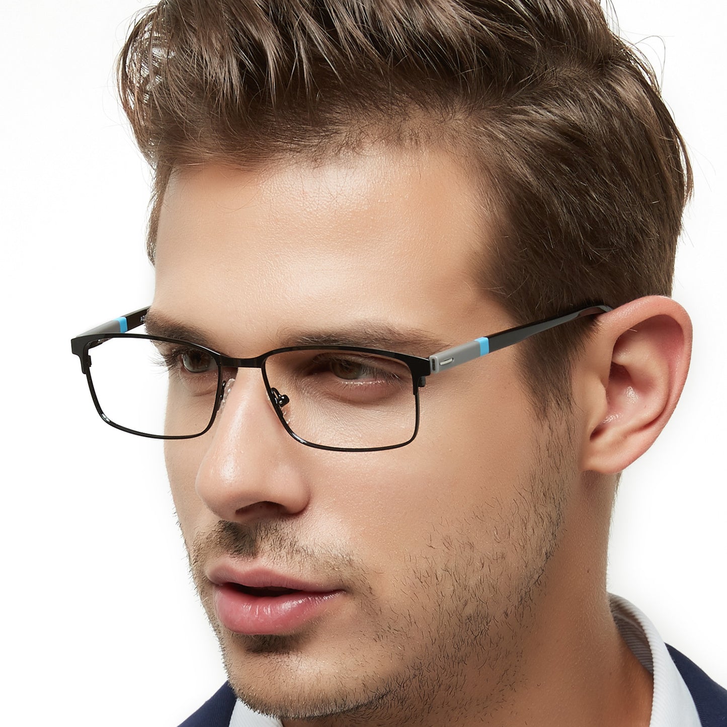 Bunoviata men metal optical frames high quality Deisgner design